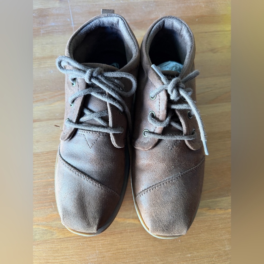 BOBS from Skechers Brown Chukka Boots 6.5 boho casual work school‎